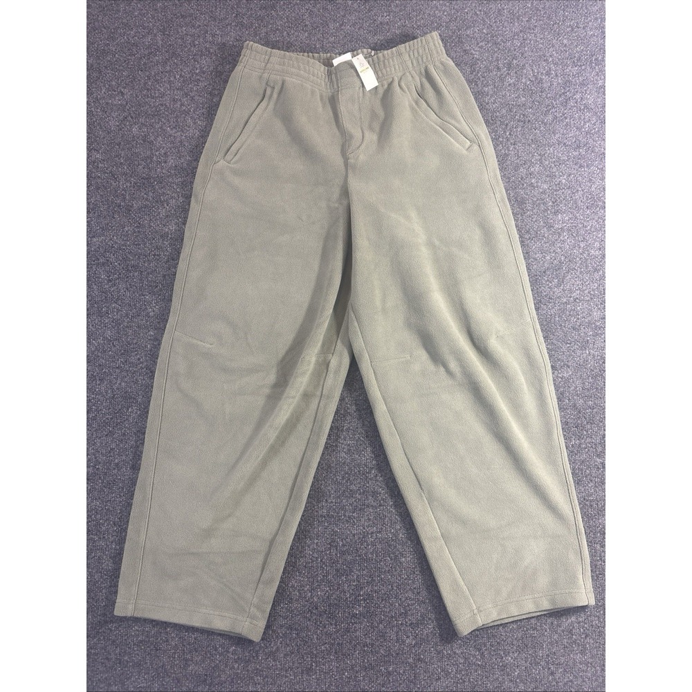 OFFLINE by Aerie Sweatpants Womens M Green Fleece Joggers Loungewear Athleisure